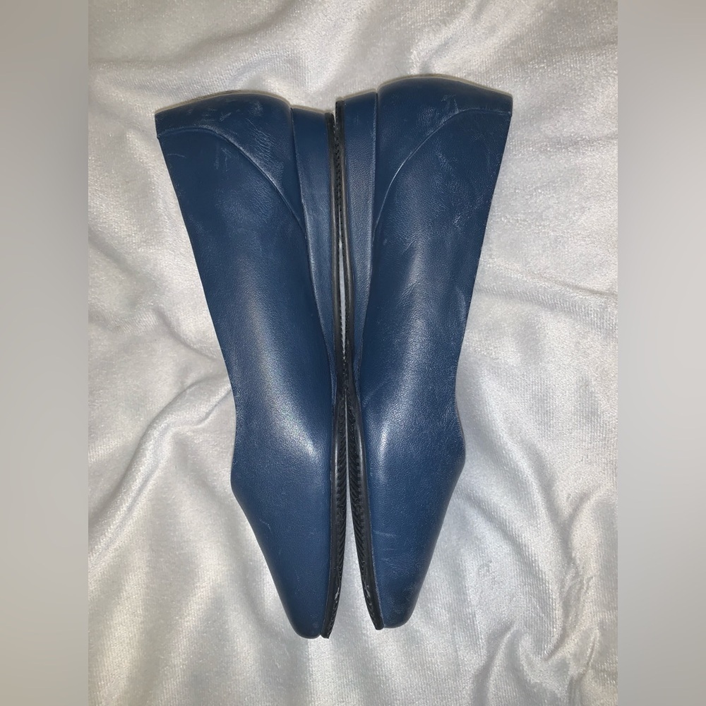 SoftWalk Vellore Women's Navy ballet Flats wide 8.5 W - Picture 5 of 12